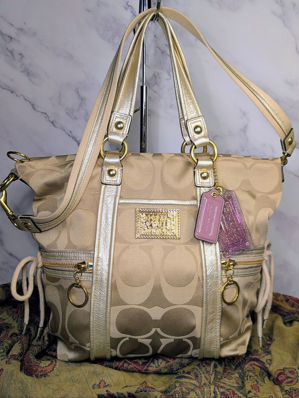 Coach Poppy Spotlight Shoulder Bag Y2K #13843